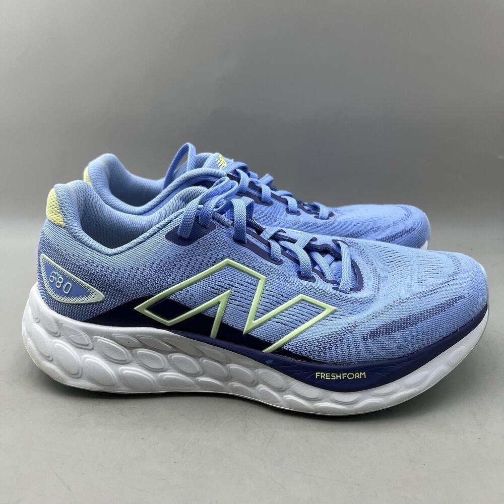 New Balance Fresh Foam 680 v8 Running Shoes Women's 9.5 D Blue Comfort Sneakers